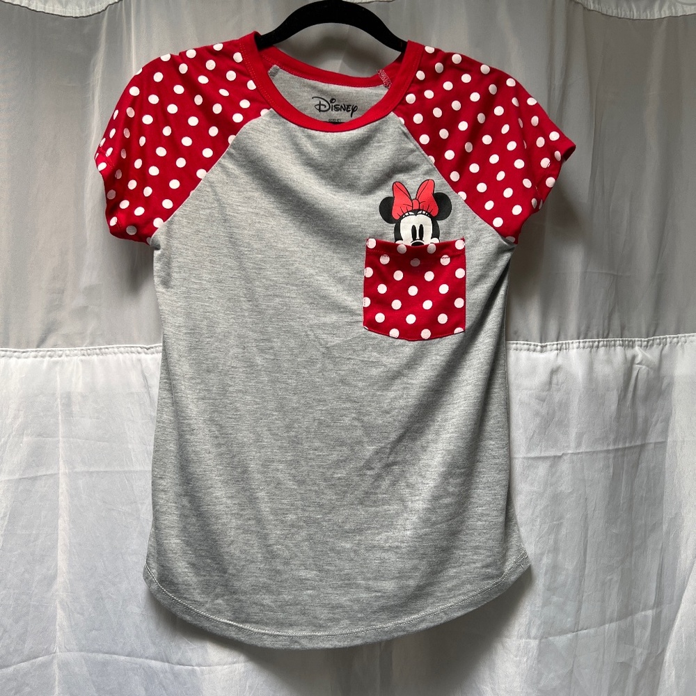 Disney Minnie polka dot top